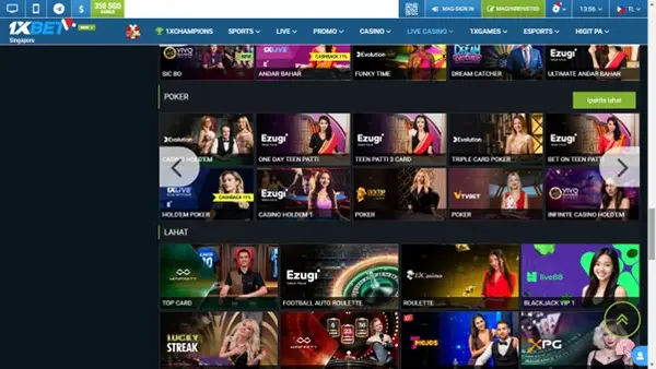 1xBet casino_platform for amateurs and professionals